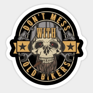 Old Bikers Sticker